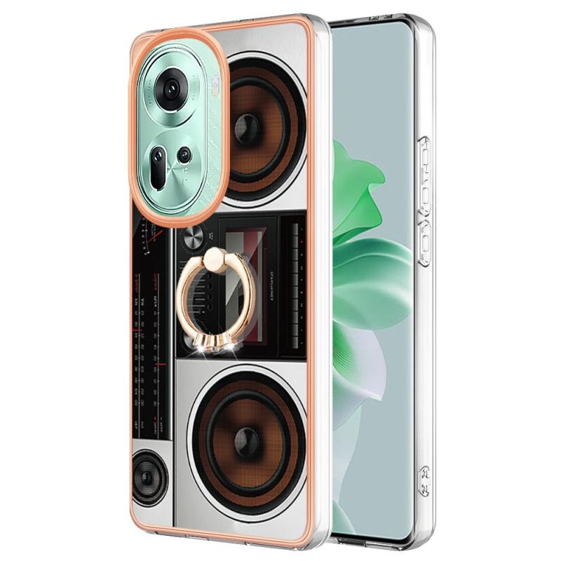 Coque Oppo Reno 11 5G Annneau-Support Radio