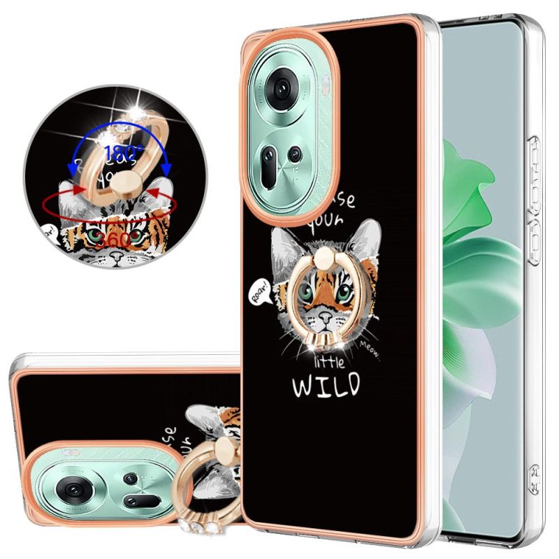 Coque Oppo Reno 11 Chat et Tigre