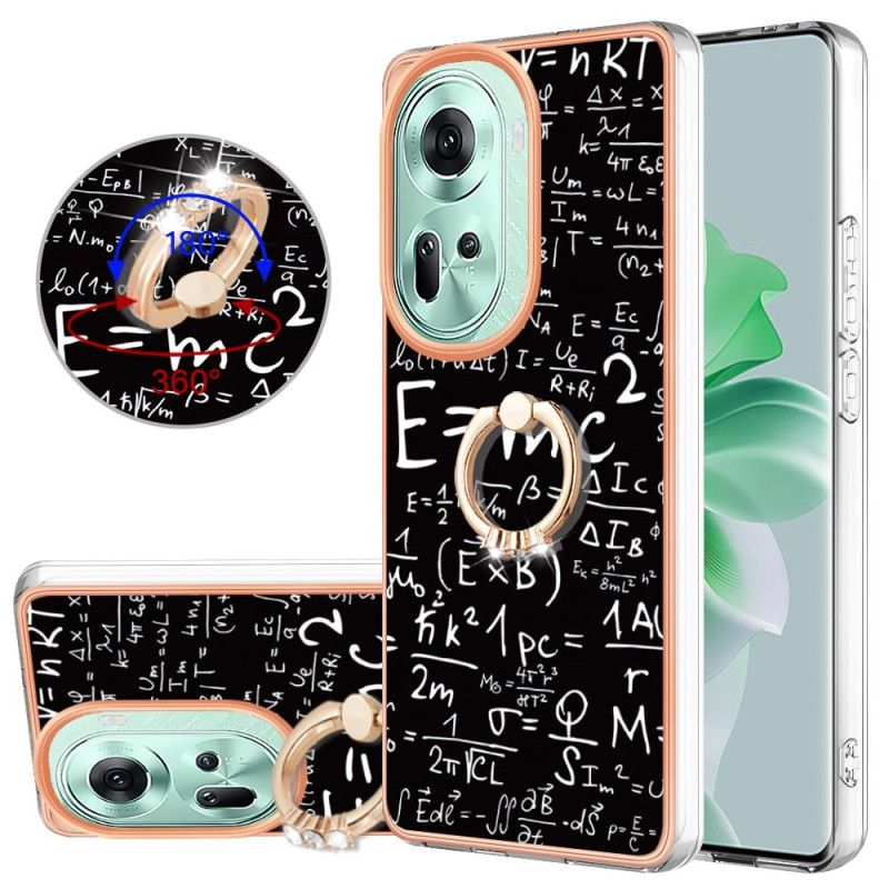 Coque Oppo Reno11 5G Anneau-Support Equation