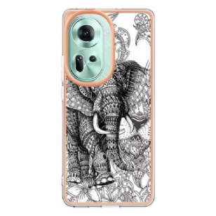 Coque Oppo Reno11 5G Éléphant Totem