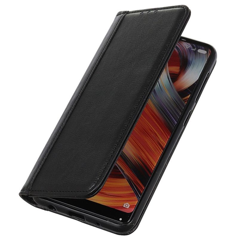 Flip Cover Oppo Reno 11 5G Cuir Fendu Texture Litchi