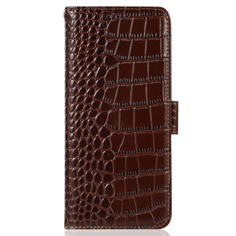 Housse Oppo Reno 11 5G Cuir Texture Crocodile