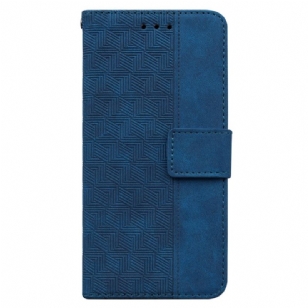 Housse Oppo Reno11 5G Motif Tissé à Lanière