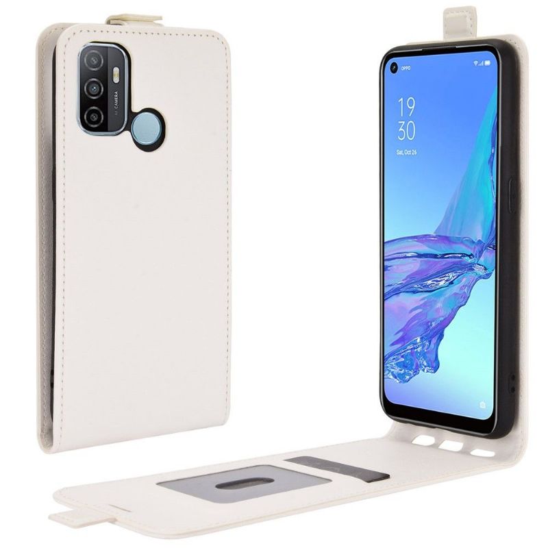 Housse Oppo A53 simili cuir avec rabat verticale