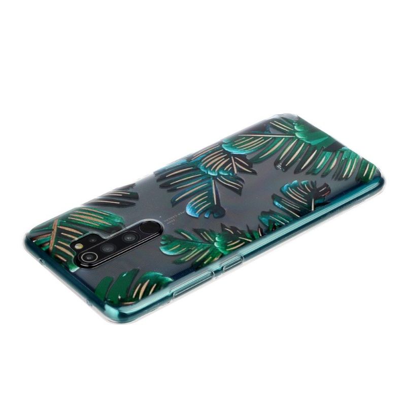 Coque Xiaomi Redmi Note 8 Pro feuilles vertes