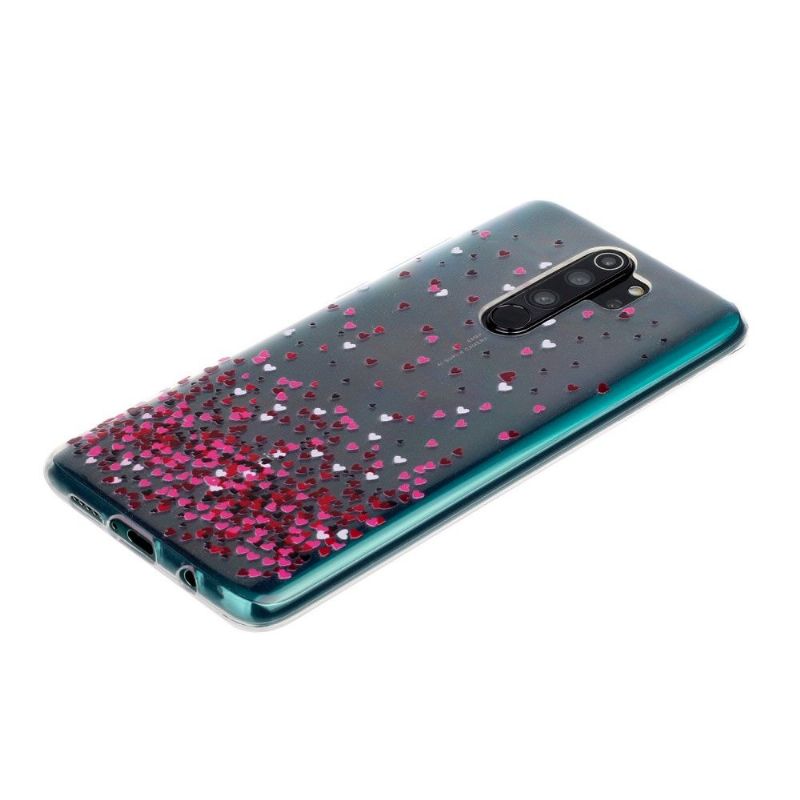 Coque Xiaomi Redmi Note 8 Pro multiples coeurs