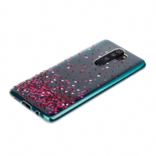 Coque Xiaomi Redmi Note 8 Pro multiples coeurs