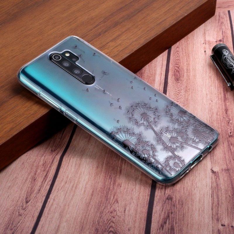 Coque Xiaomi Redmi Note 8 Pro transparente pissenlits