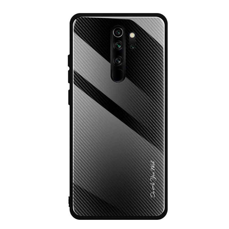 Xiaomi Redmi Note 8 Pro - Coque carbone dos en verre