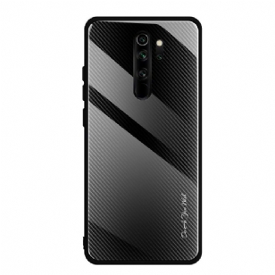 Xiaomi Redmi Note 8 Pro - Coque carbone dos en verre