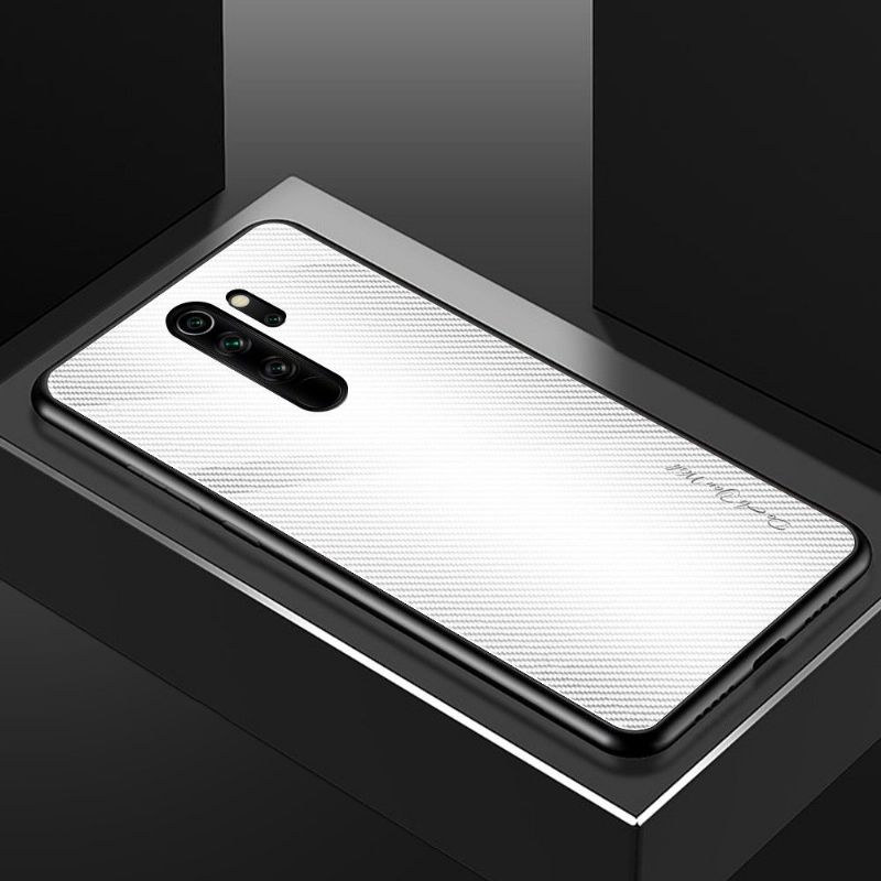 Xiaomi Redmi Note 8 Pro - Coque carbone dos en verre