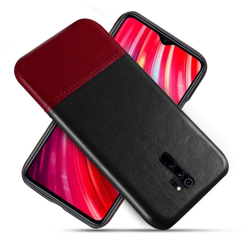 Xiaomi Redmi Note 8 Pro - Coque effet cuir bicolore