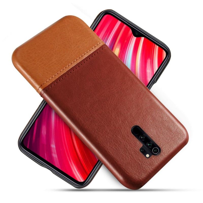 Xiaomi Redmi Note 8 Pro - Coque effet cuir bicolore