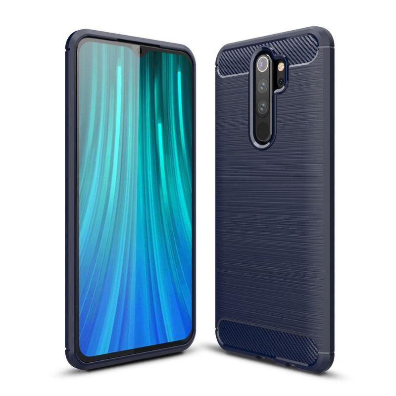 Xiaomi Redmi Note 8 Pro - Coque gel brossé carbone