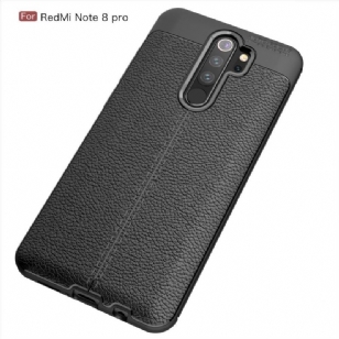 Xiaomi Redmi Note 8 Pro - Coque gel finition simili cuir