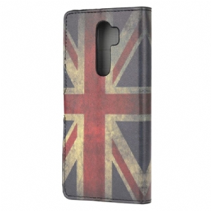 Xiaomi Redmi Note 8 Pro - Housse Drapeau Anglais Vintage