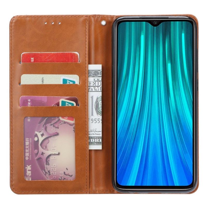 Xiaomi Redmi Note 8 Pro - Housse effet cuir stand case