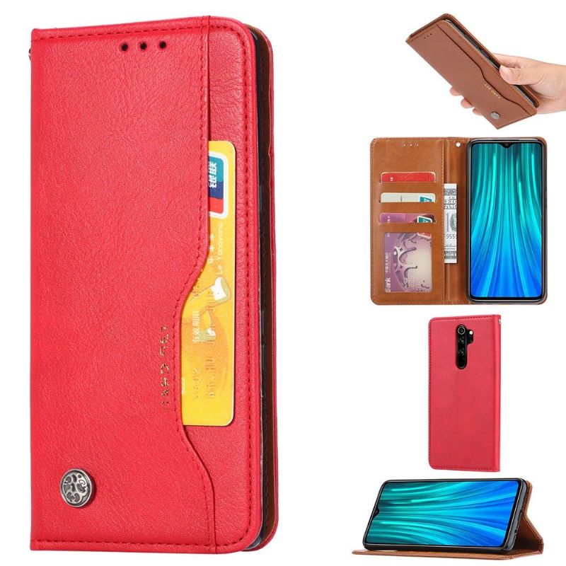 Xiaomi Redmi Note 8 Pro - Housse effet cuir stand case