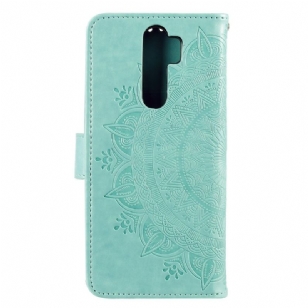 Xiaomi Redmi Note 8 Pro - Housse mandala soleil avec lanière