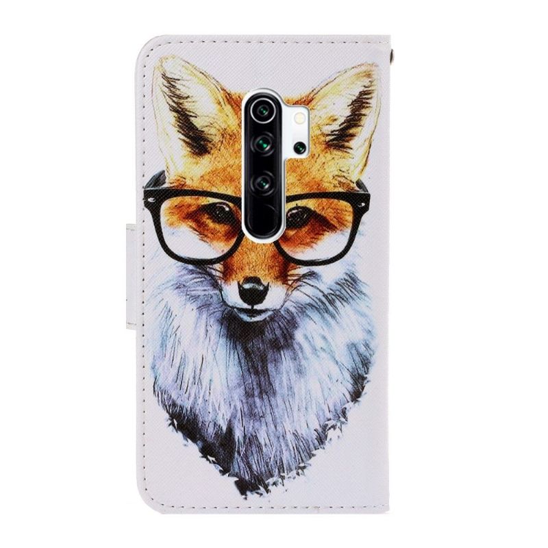 Xiaomi Redmi Note 8 Pro - Housse Renard à lunettes