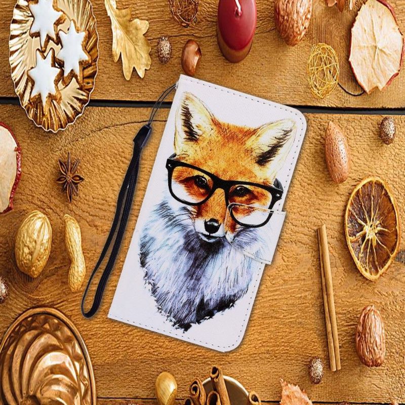 Xiaomi Redmi Note 8 Pro - Housse Renard à lunettes