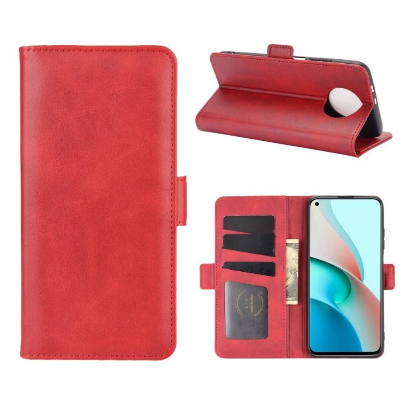 Housse portefeuille Xiaomi Redmi Note 9T simili cuir mat