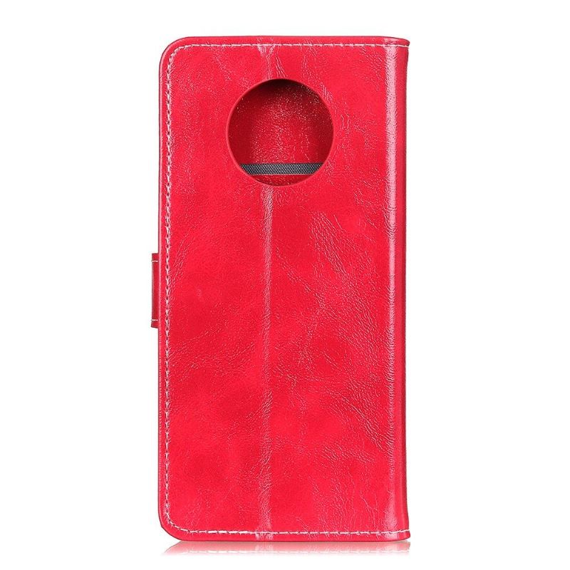 Housse Xiaomi Redmi Note 9T effet cuir luxueux coutures