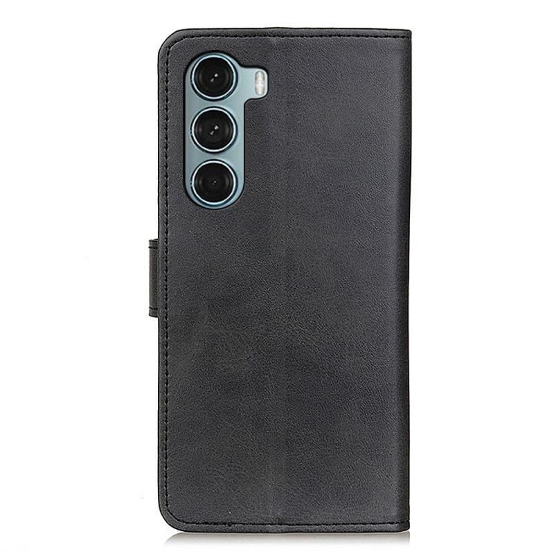 Housse Moto G200 5G Effet Cuir Matte Rétro