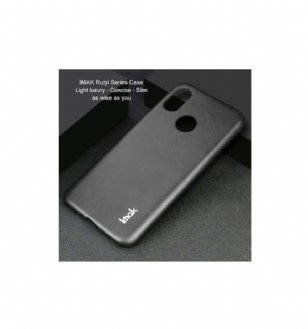 Coque Xiaomi Mi 8 imak imitation cuir - Noir