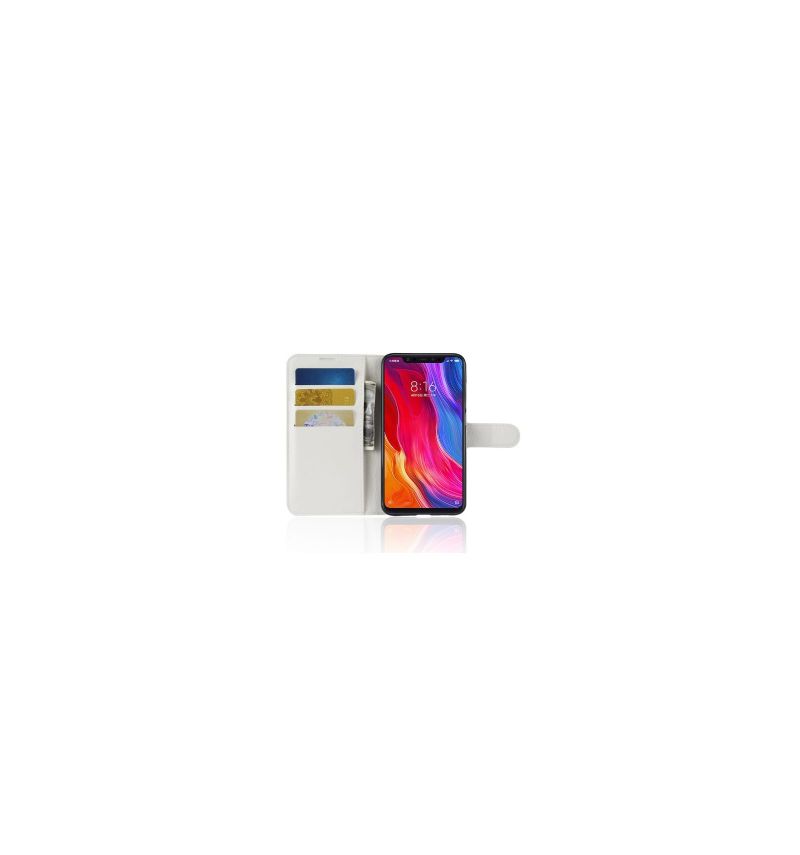 Housse Xiaomi Mi 8 Style cuir porte-cartes