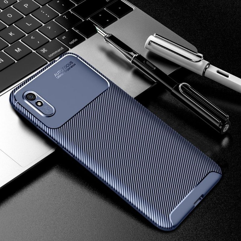 Coque effet fibre de carbone pour Xiaomi Redmi 9A