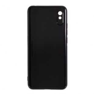 Coque Xiaomi Redmi 9A aspect fibre de carbone