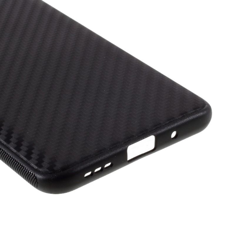 Coque Xiaomi Redmi 9A aspect fibre de carbone