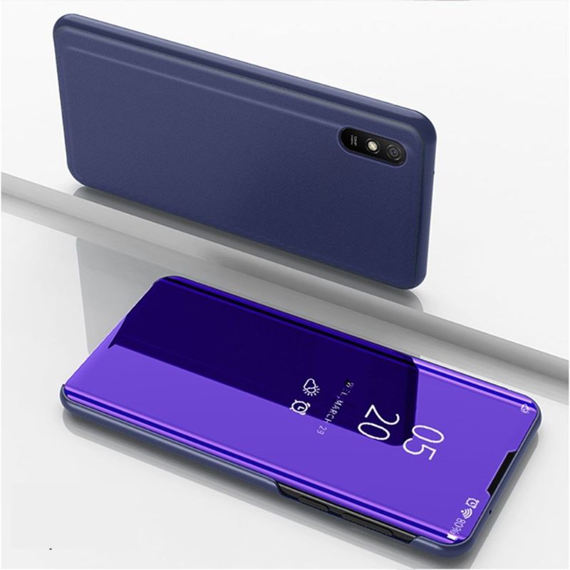 Coque Xiaomi Redmi 9A avec rabat effet miroir