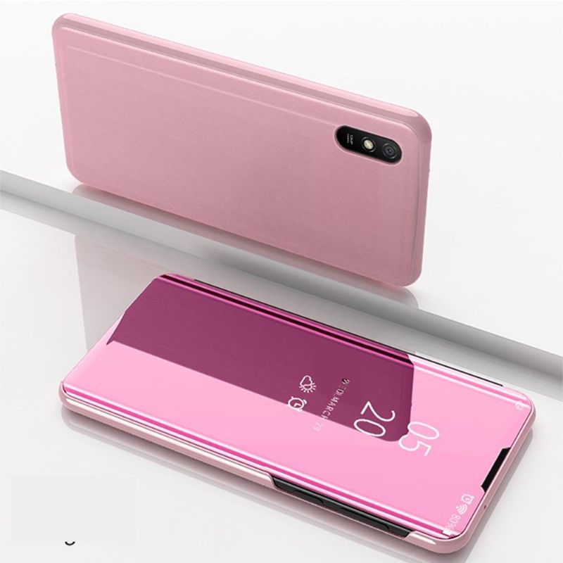 Coque Xiaomi Redmi 9A avec rabat effet miroir