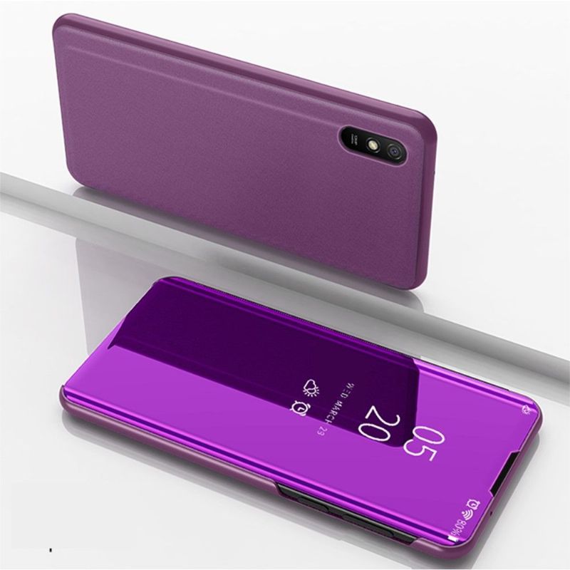 Coque Xiaomi Redmi 9A avec rabat effet miroir