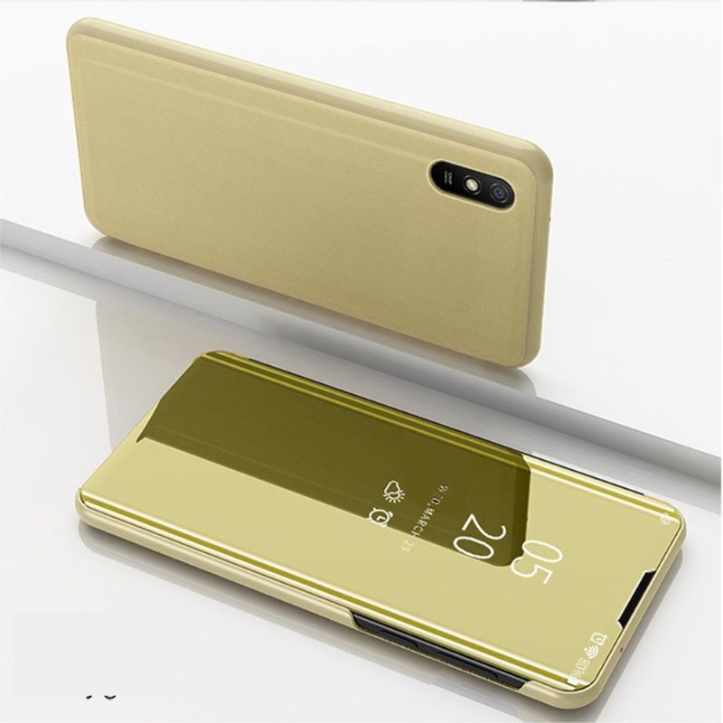 Coque Xiaomi Redmi 9A avec rabat effet miroir