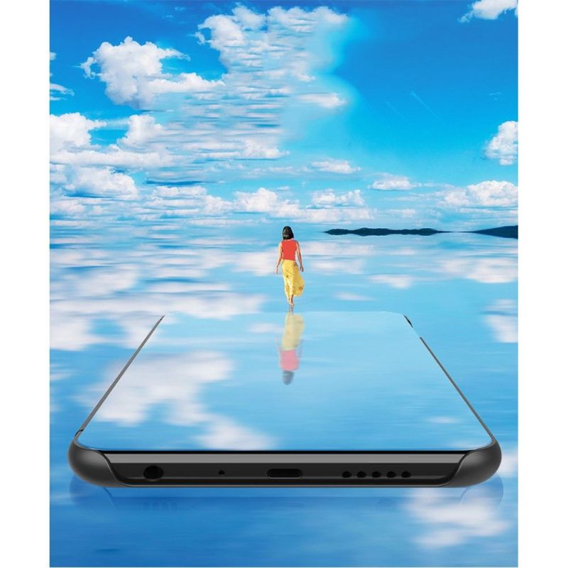 Coque Xiaomi Redmi 9A avec rabat effet miroir