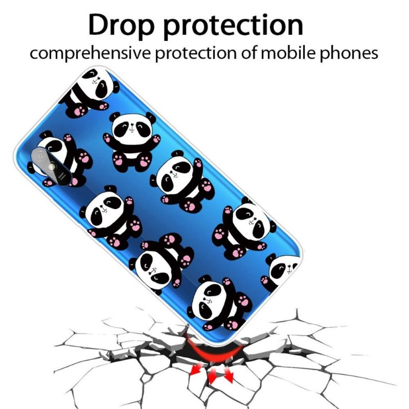 Coque Xiaomi Redmi 9A Happy Pandas