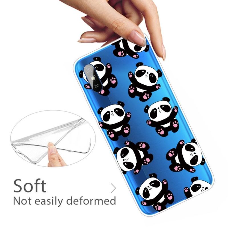 Coque Xiaomi Redmi 9A Happy Pandas