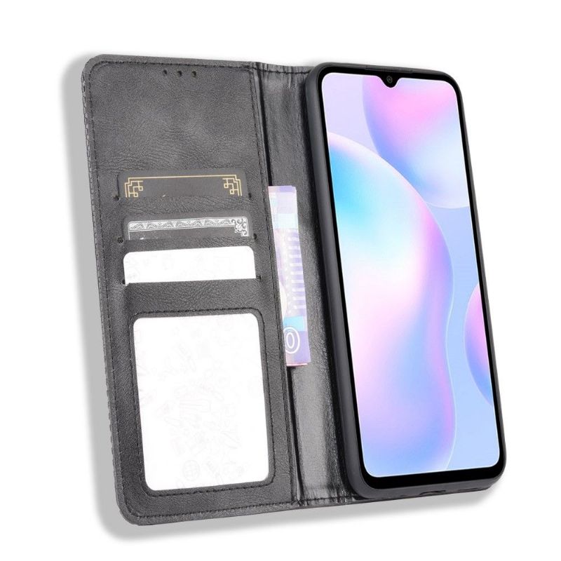 Housse Xiaomi Redmi 9A Le Cirénius style cuir