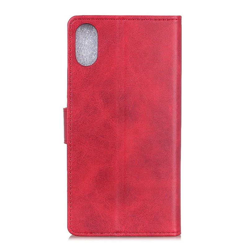 Housse Xiaomi Redmi 9A Marius effet cuir mat