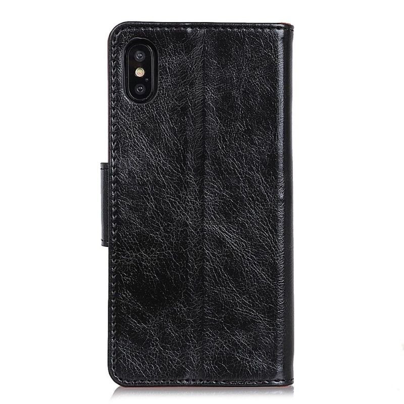 Housse Xiaomi Redmi 9A Style Cuir Vieilli