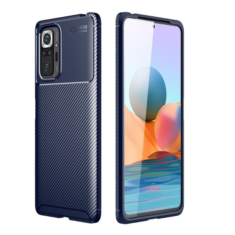 Coque effet fibre de carbone pour Xiaomi Redmi Note 10 Pro