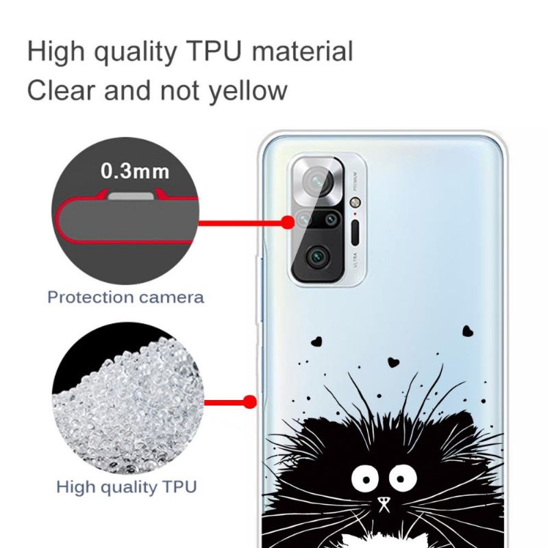 Coque Xiaomi Redmi Note 10 Pro chats noir et blanc