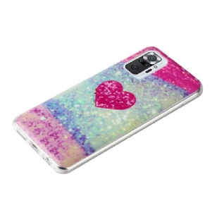 Coque Xiaomi Redmi Note 10 Pro Coeur rose