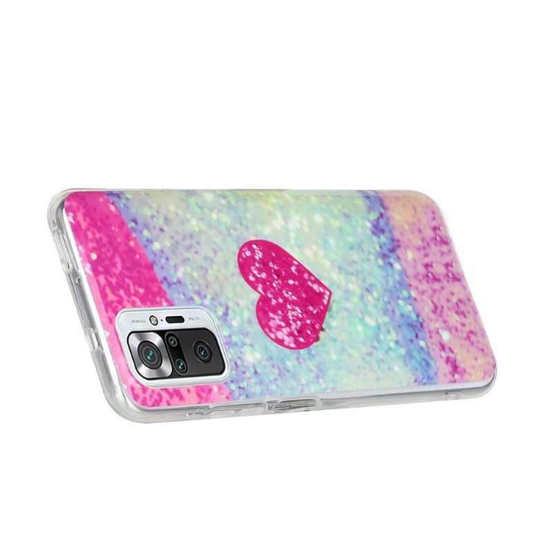 Coque Xiaomi Redmi Note 10 Pro Coeur rose