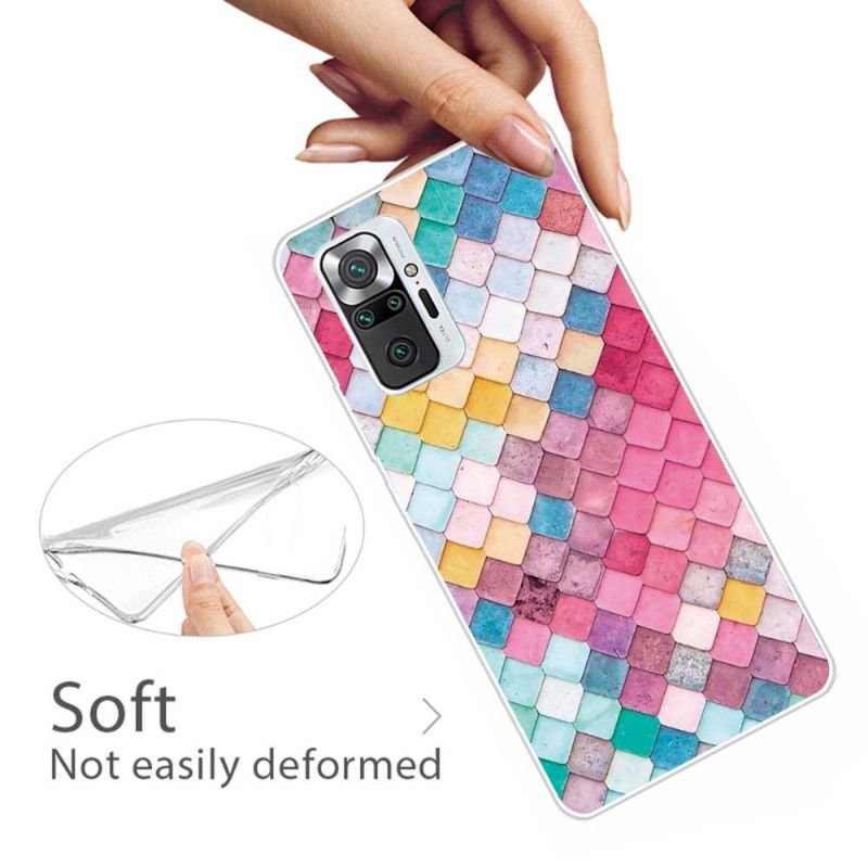 Coque Xiaomi Redmi Note 10 Pro Colorful Squares