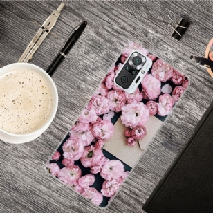 Coque Xiaomi Redmi Note 10 Pro Fleur ROSE