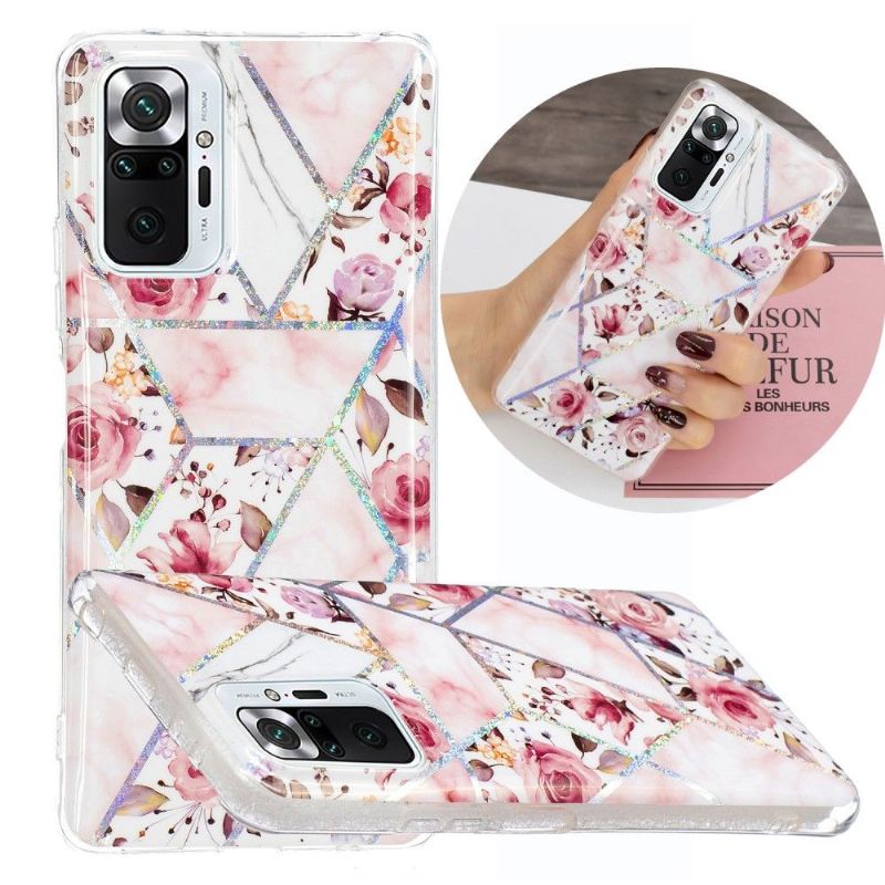 Coque Xiaomi Redmi Note 10 Pro Fleurs Géométrie